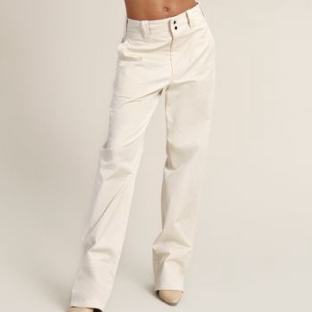 🆕ORSEUND IRIS CREAM CARPENTER PANTS SIZE MEDIUM NWT - Picture 4 of 7